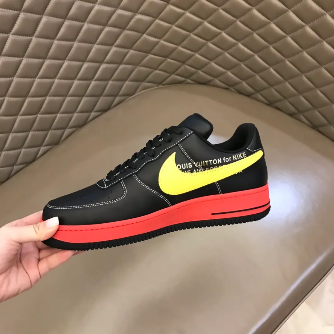 Men's shoes 💰p440 "*OUIS *UITTO*" x OFF-WHITE x Nike tripartite collaboration! Trendy and cool men's casual sports shoes with unrivaled color matching. The design idea basically continues the style of THE TEN. The Swoosh line and tongue label have a very familiar visual effect and are both fashionable and trendy! A must-have for fashionistas! The effect on your feet is absolutely stunning! Size: 38-45